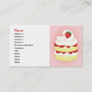 Strawberry Shortcake remake Business Card