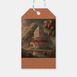 Strawberry shortcake themed gift tags