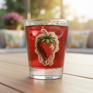 Strawberry Shot Glass