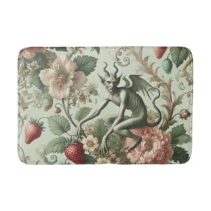 Strawberry Sins – Gothic Baroque Bath Mat