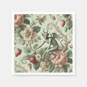 Strawberry Sins – Gothic Baroque Napkin