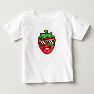 Strawberry Smiles Baby T-Shirt