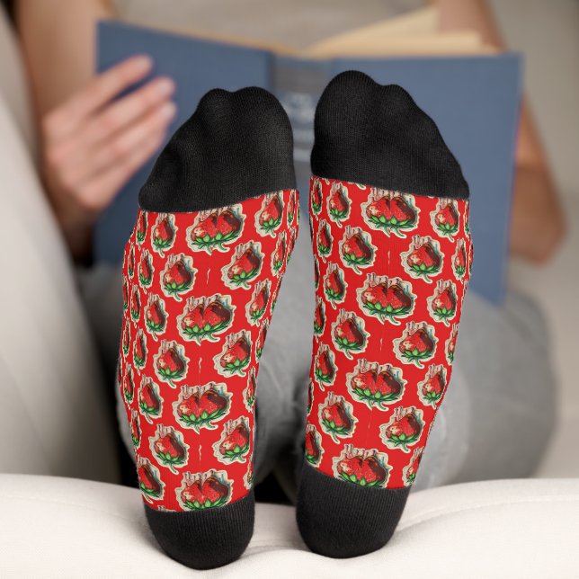 Strawberry Socks (Bottom)