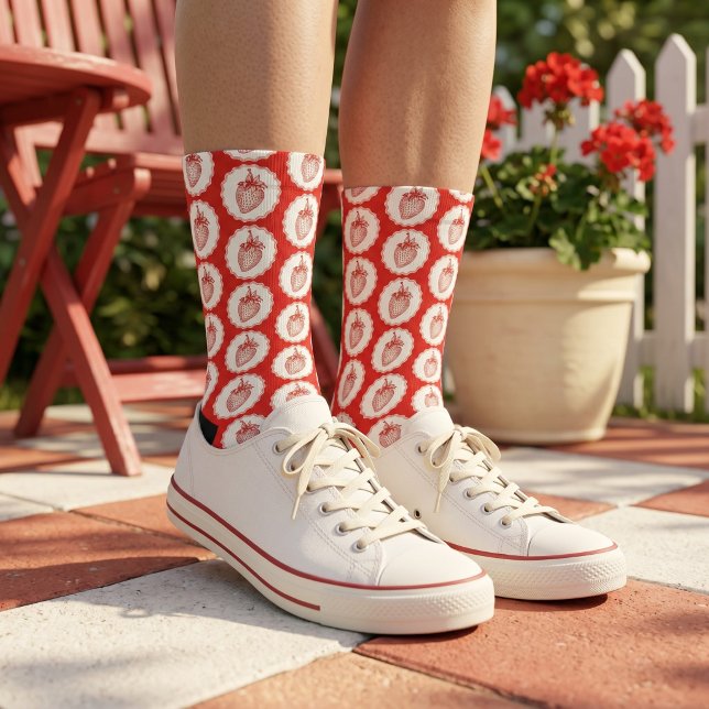 Strawberry Socks (Creator Uploaded)