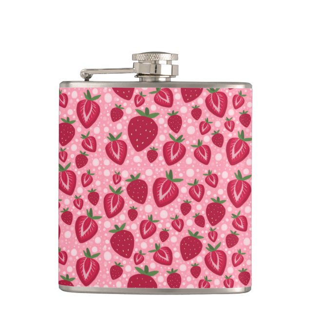 Strawberry Soda Flask (Front)