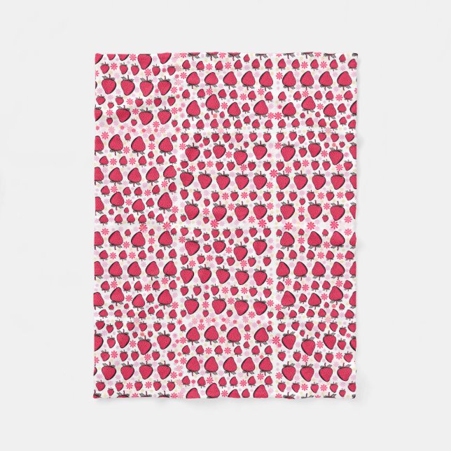 Strawberry soft blanket  (Front)