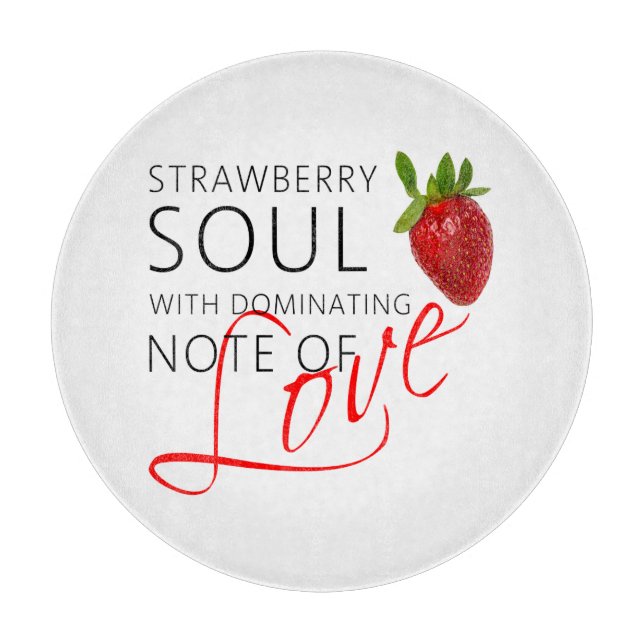 Strawberry Soul Cutting Board (Front)