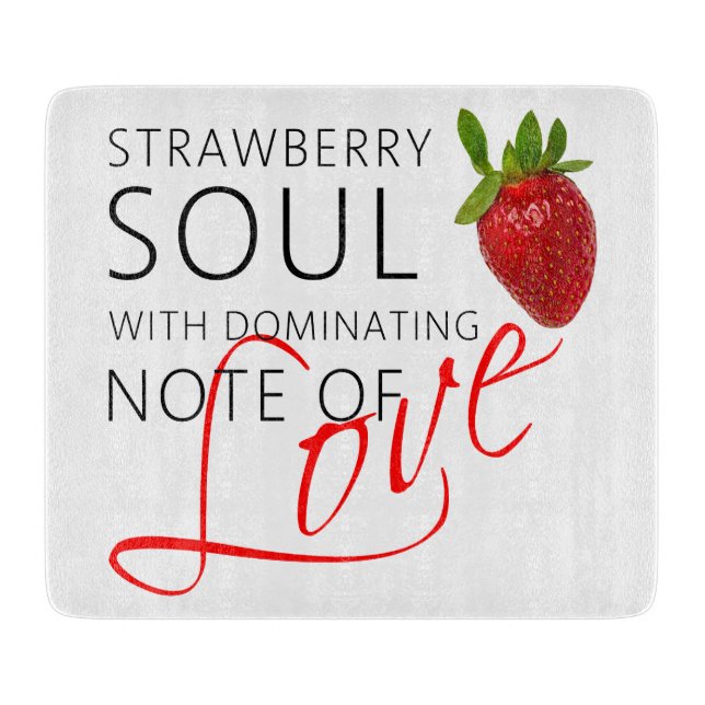 Strawberry Soul Cutting Board (Front)