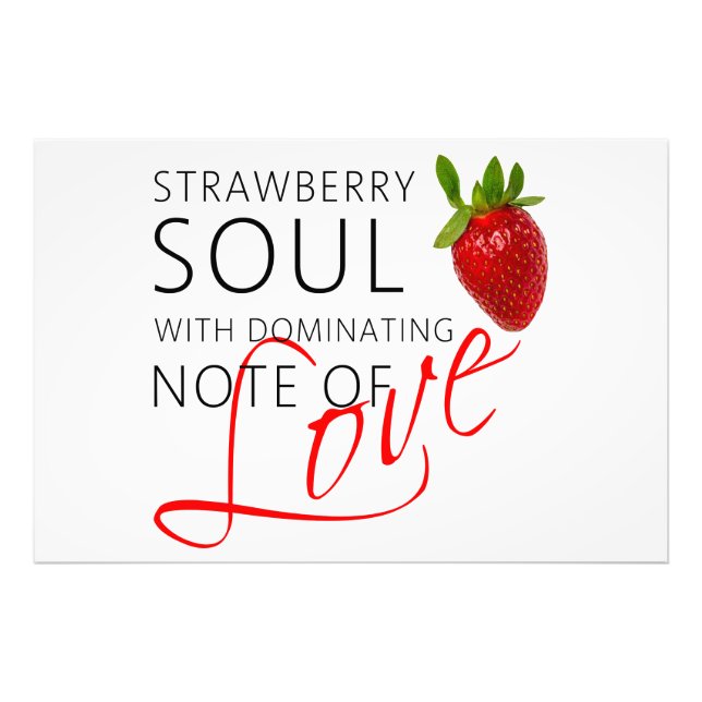 Strawberry Soul Photo Print (Front)