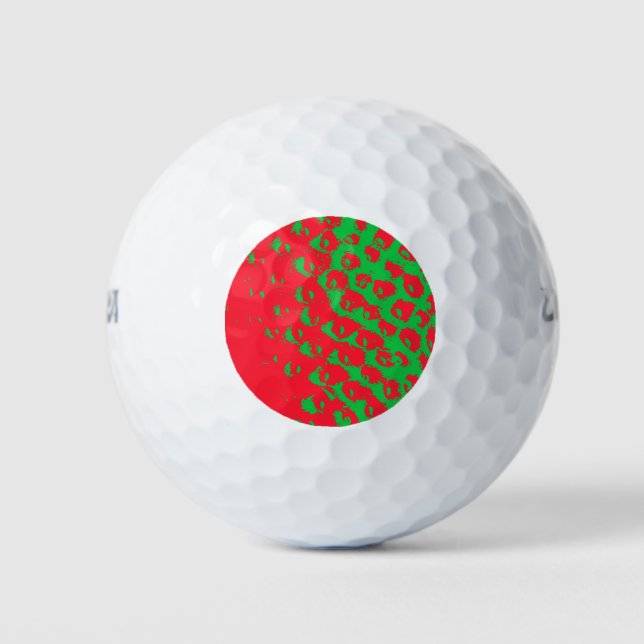Strawberry Square Pop Golf Balls (Front)