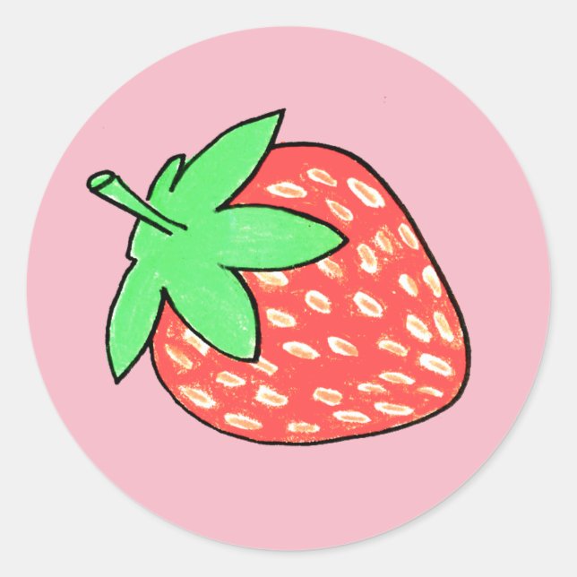 Strawberry Sticker (Front)