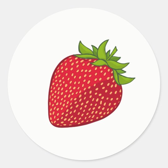 Strawberry Sticker | Zazzle.com.au