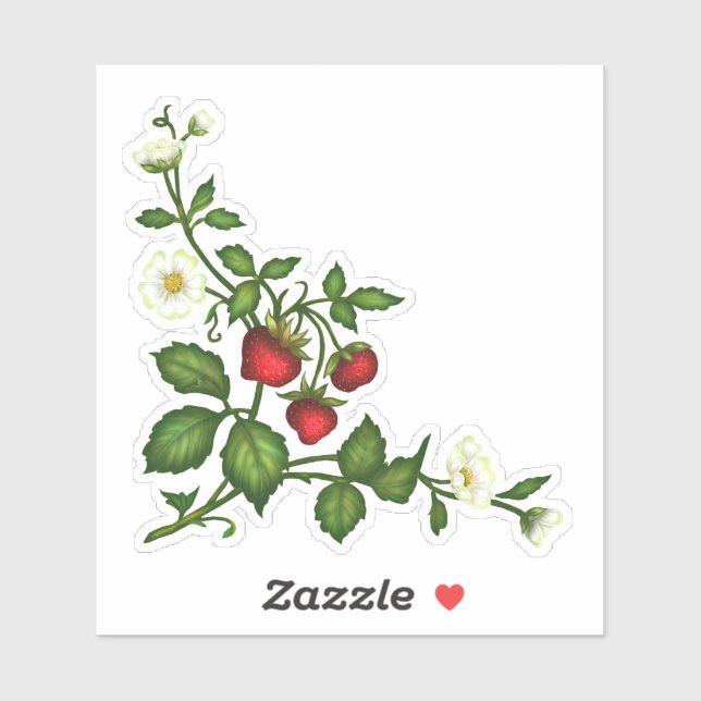 Strawberry Stickers (Sheet)