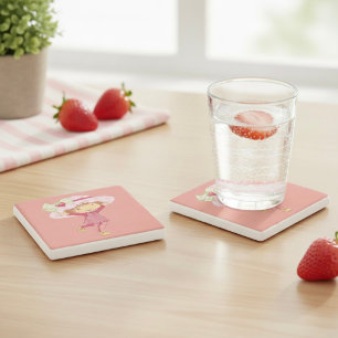 Strawberry Stone Coaster