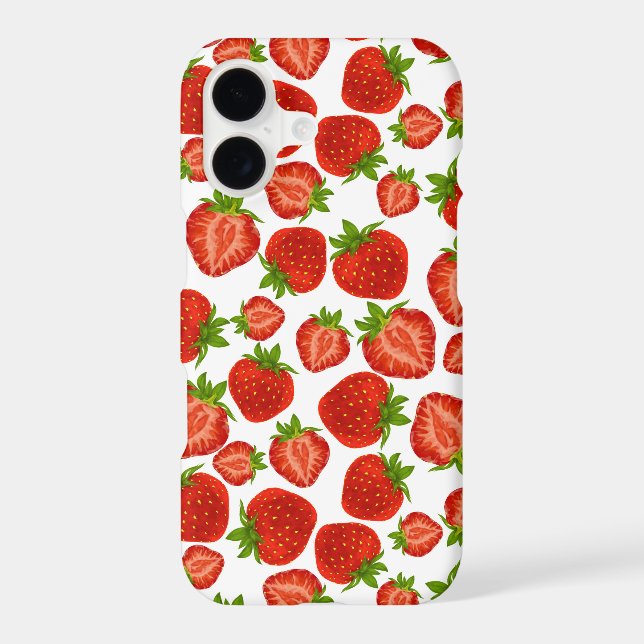 Strawberry Strawberries Red Pattern (Back)
