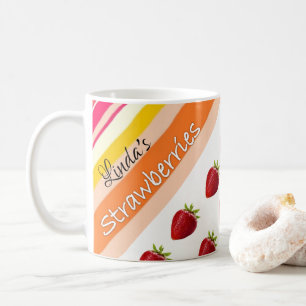 Strawberry Stripe Mug