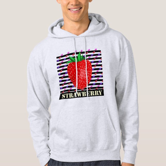 Strawberry Stripes Hoodie (Front)