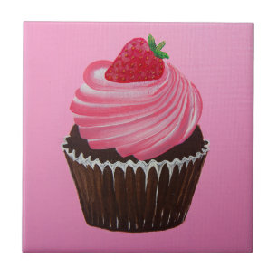 Strawberry Sugar Ceramic Tile