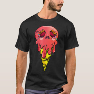 Strawberry Sugar Skull Ice cream T-Shirt