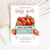Strawberry Summer Baby Shower 