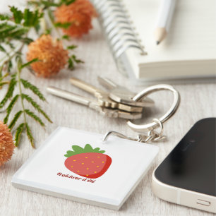 Strawberry Summer Freshness Key Ring