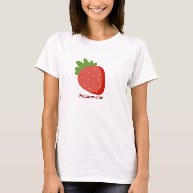 Strawberry Summer Freshness T-Shirt (Front)