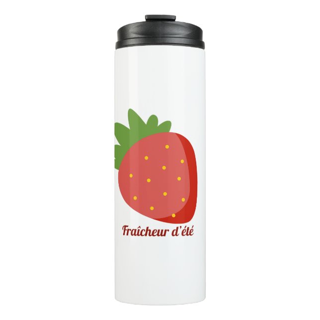 Strawberry Summer Freshness Thermal Tumbler (Front)