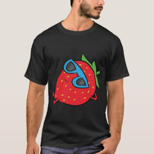 Strawberry Summer Fruit Sunglasses Strawberry T-Shirt