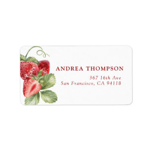 Strawberry Summer Labels