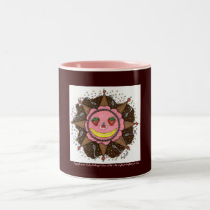 Strawberry Sun Days - Two Tone mug (pink)