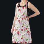 Strawberry Sundae Pattern Apron<br><div class="desc">Upgrade your kitchen look with a Strawberry Sundae Pattern Apron—fun,  functional,  and perfect for anyone who enjoys unique baking gear!</div>