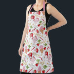 Strawberry Sundae Pattern Apron<br><div class="desc">Upgrade your kitchen look with a Strawberry Sundae Pattern Apron—fun,  functional,  and perfect for anyone who enjoys unique baking gear!</div>