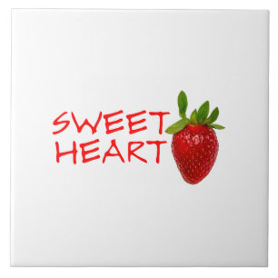 Strawberry Sweetheart Ceramic Tile