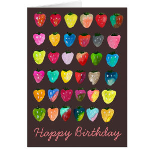 Strawberry sweetness cute fruit watercolor