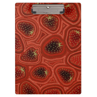 Strawberry swirl Spiral  Clipboard