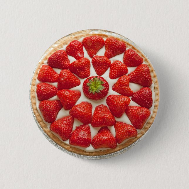 Strawberry Tart Button (Front)