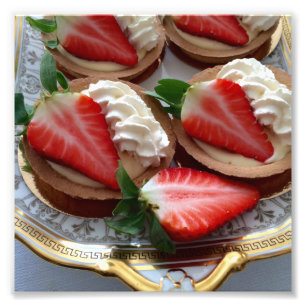 Strawberry Tart Photo Print