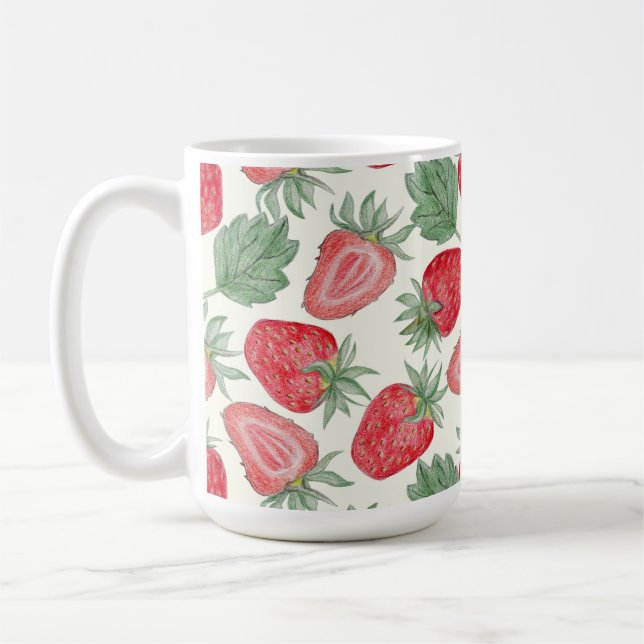Strawberry Taza Coffee Mug (Left)