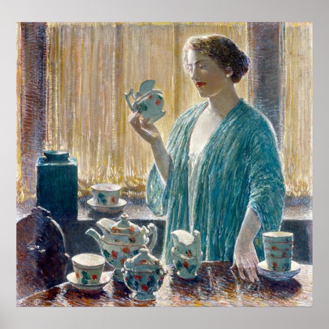 Strawberry Tea Set [Hassam] Poster (Front)