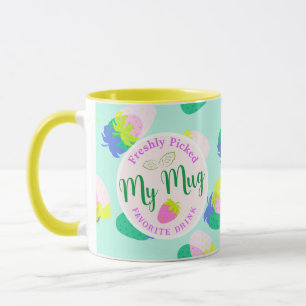 Strawberry Teal Mug