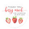 Strawberry Thank You Berry Much Baby Shower Favour