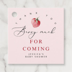 Strawberry thank you berry much favour tags