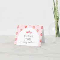 Strawberry Thank You Card | Berry Thank You