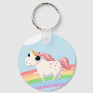 Strawberry the Unicorn Key Ring