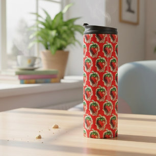 Strawberry Thermal Tumbler