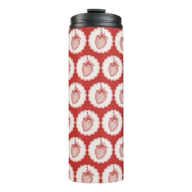 Strawberry Thermal Tumbler (Front)