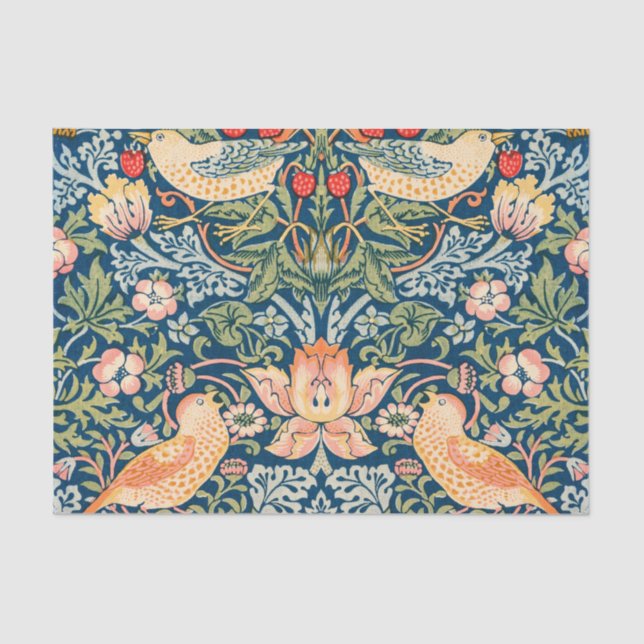 Strawberry Thief (1883) Art Pattern Design Tissue Paper (Front)