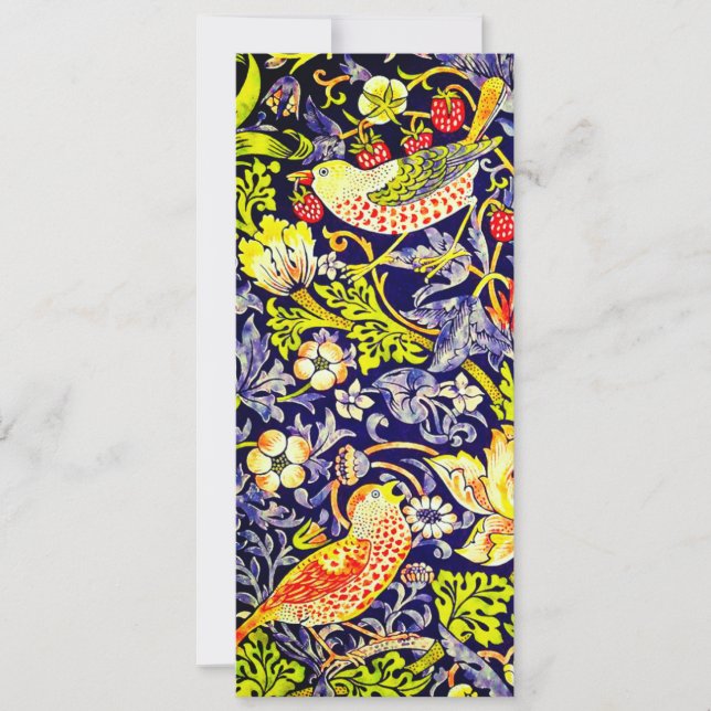 Strawberry Thief Birds William Morris Invitation (Front)