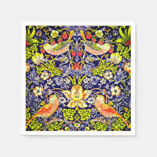 Strawberry Thief Birds William Morris Napkin
