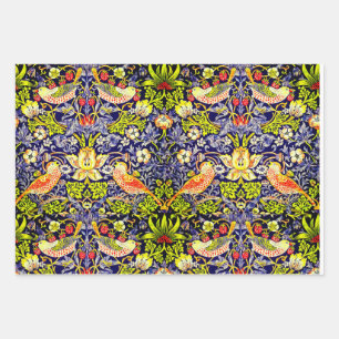 Strawberry Thief Birds William Morris Wrapping Paper Sheet